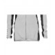 Veste polaire femme douce bi-matière Blanc/noir