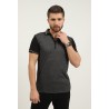 Polo Homme casual Noir et gris foncé