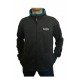 Gilet polaire homme chiné en maille gris anthracite
