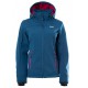 Blouson Softshell imperméable femme bleu pétrole