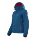 Blouson Softshell imperméable femme bleu pétrole