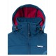 Blouson Softshell imperméable femme bleu pétrole