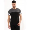 Tee-shirt homme noir et chiné gris