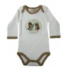 Body bébé brodé les 2 Marmottes