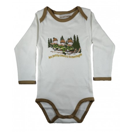 Body bébé de montagne Les Lugeurs