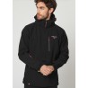 Blouson Softshell homme  GEONORWAY déperlant et imperméable Noir