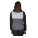 Veste sans manche femme bi-matière avec fausse fourrure Gris ,Blanc,Noir