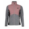 Veste Tri-matières femme outdoor Noir et Rose