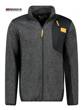 Veste polaire bi-matière chinée /polarshell Homme GEONORWAY
