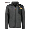 Veste polaire bi-matière chinée /polarshell Homme GEONORWAY