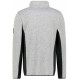 Veste polaire bi-matière chinée /polarshell Homme gris clair GEONORWAY