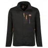 Veste polaire bi-matière membrane polarshell Homme Noire GEONORWAY