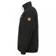 Veste polaire bi-matière membrane polarshell Homme Noire GEONORWAY