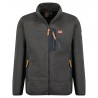 Veste polaire bi-matière membrane polarshell Homme Gris GEONORWAY