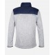 Veste polaire hybride AULP homme , matelassée/ chinée Homme gris clair/marine                     