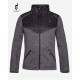 Veste polaire hybride AULP homme , matelassée/ chinée Homme Noir