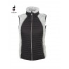 Gilet bi-matière sans manche  Femme  bicolore