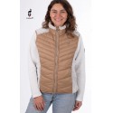 Veste hybride sans manche  Femme AULP Beige/blanc