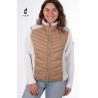 Veste hybride sans manche  Femme AULP Beige/blanc