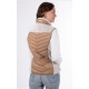 Veste hybride sans manche  Femme AULP Beige/blanc
